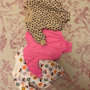 Baby Girls' Sweatshirt Bodysuit Bundle